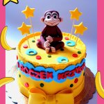 tort z małpką