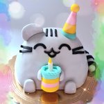 tort pusheen urodzinowy