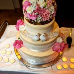tort na wesele z ptaszkami
